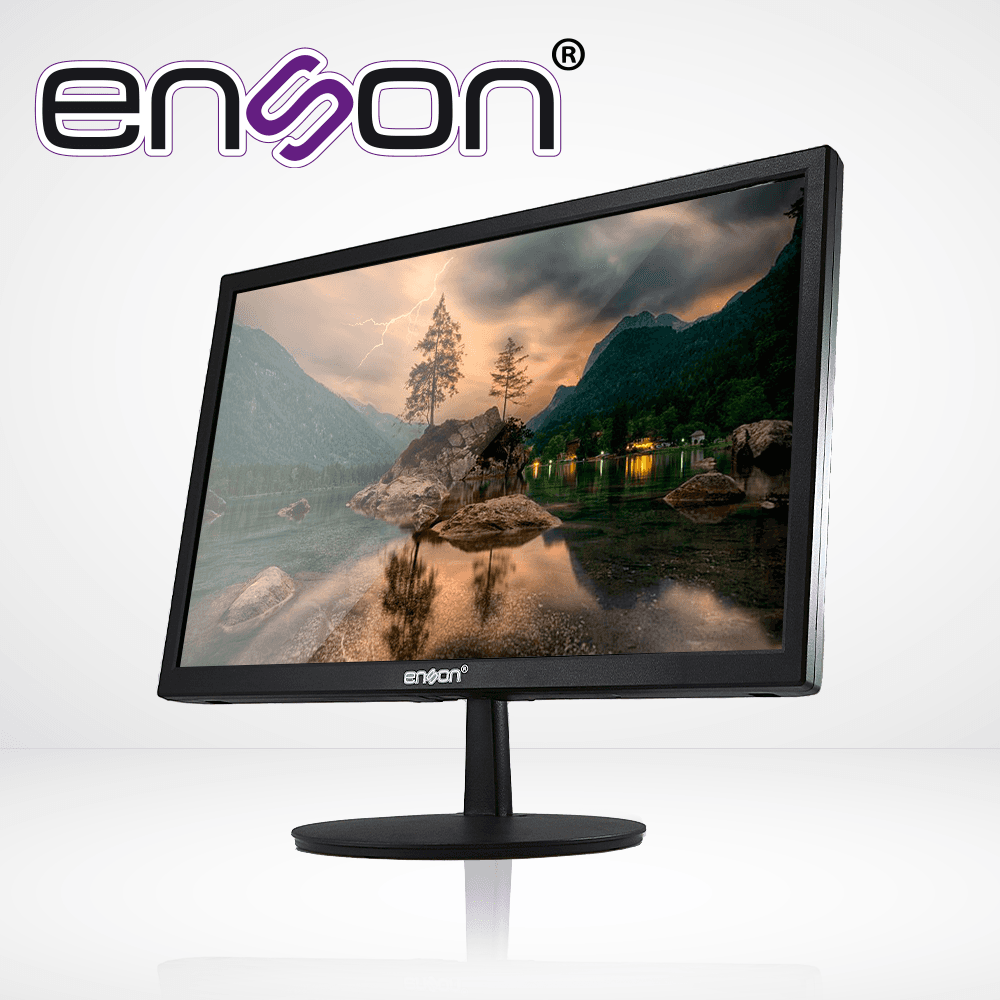 MONITOR LED FULL HD DE ENSON MODELO ENS-MDH19 DE 19 PULGADAS RESOLUCION DE 1920 X 1080 ENTRADA DE VIDEO HDMI/VGA SALIDA DE AUDIO HDMI/RCA PUERTO USB - Miniatura 2