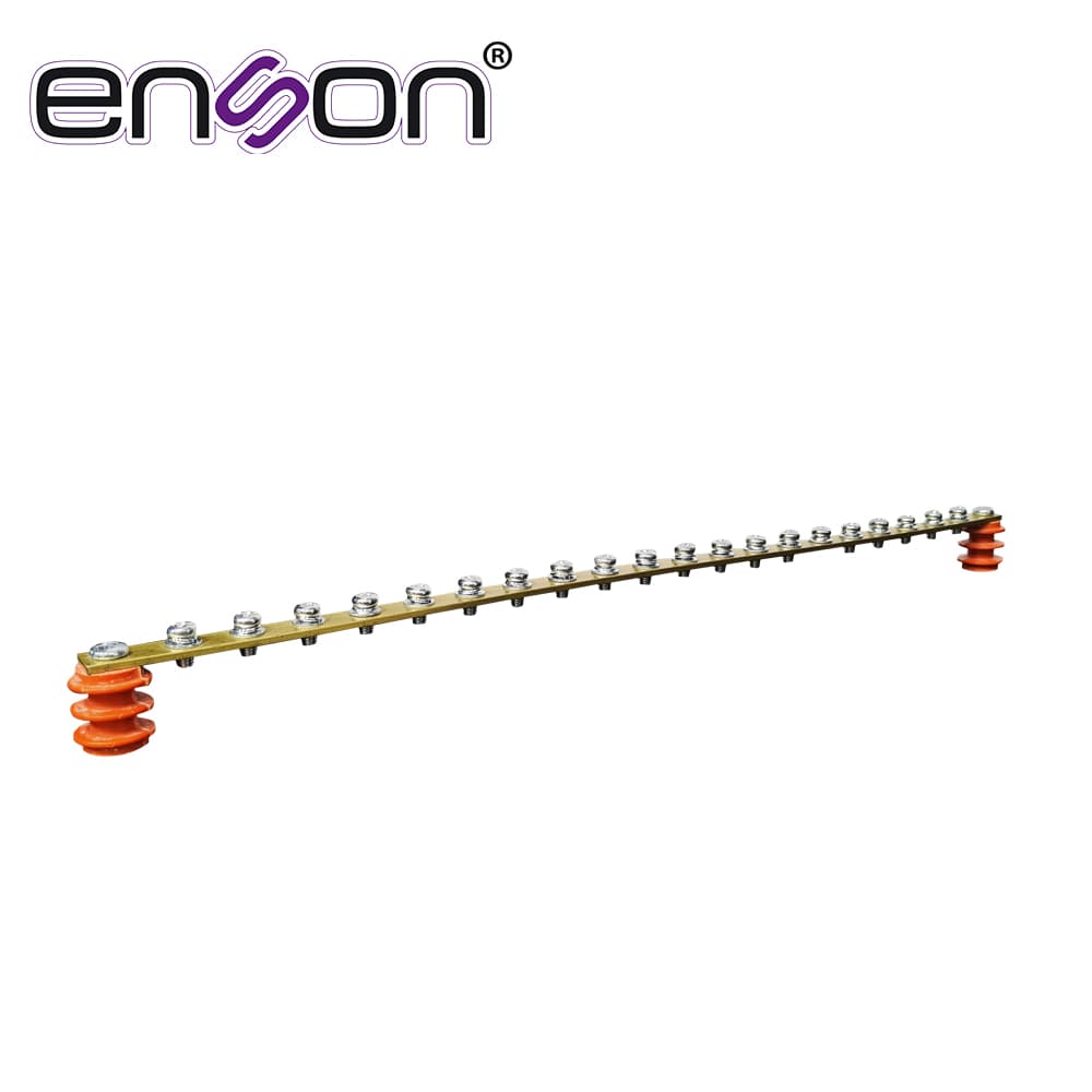 BARRA DE TIERRA FISICA ENSON ENS-GRND1 CON AISLADORES PLASTICOS PARA RACKS Y GABINETES, IDEAL PARA LA PROTECCION CONTRA DESCARGAS DE EQUIPOS DE REDES, VIDEO VIGILANCIA, TELEFONIA Y COMPUTO EN SITE - Miniatura 2