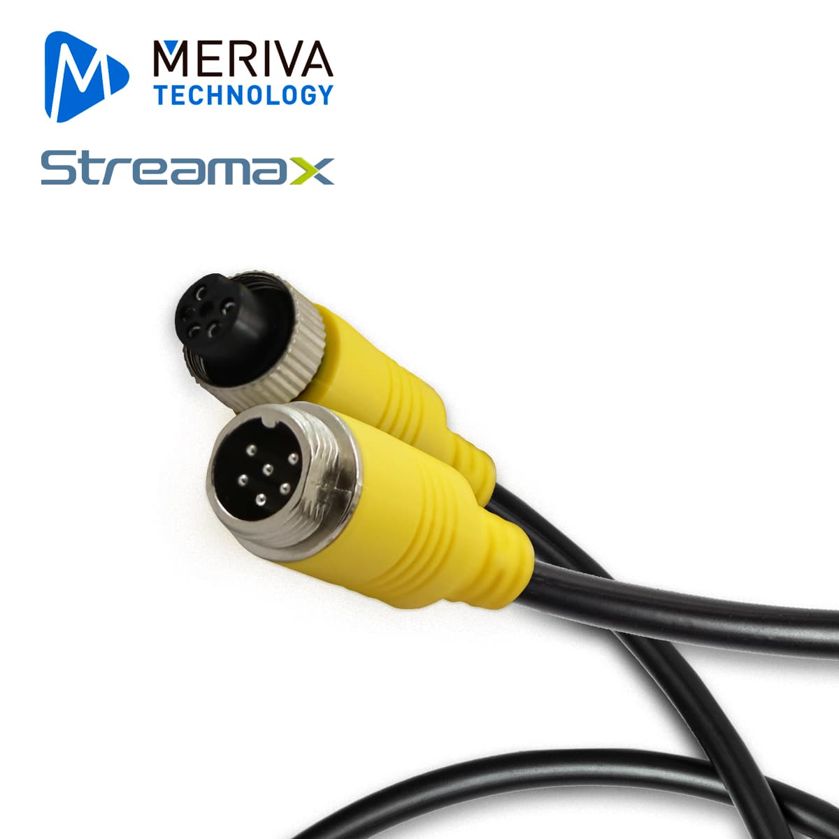 CABLE DIN DE AVIACION SERIE ECO MERIVA TECHNOLOGY MCBEIP50 / 6 PINES / 5 METROS / COMPATIBLE CON CAMARAS IP - Miniatura 3
