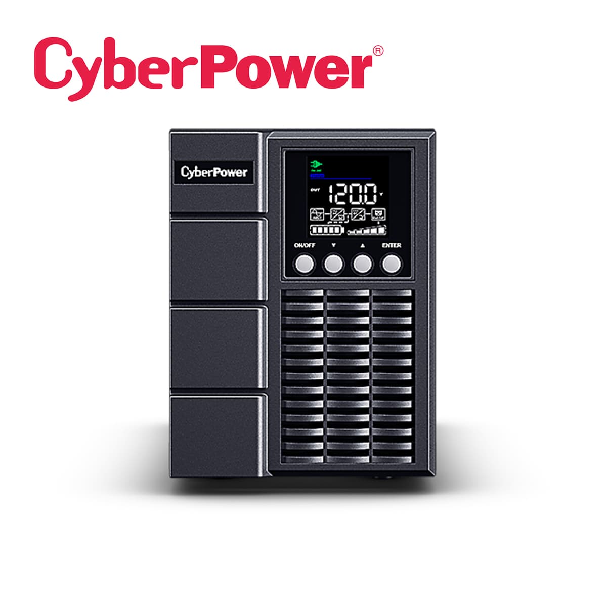 UPS OLS1000A 1000VA / 900W ONLINE DOBLE CONVERSION 120 VCA ONDA SENOIDAL PURA 4 CONTACTOS NEMA 5-20R - Miniatura 3