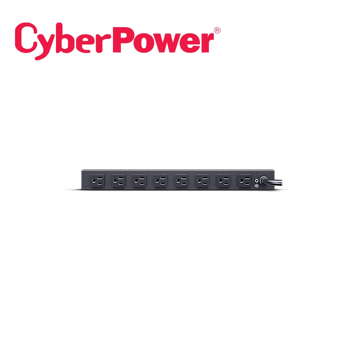 PDU CYBERPOWER PDU15B8R BASICO PARA DISTRIBUCION DE ENERGIA 8 CONTACTOS NEMA 5-15R 1UR 15 AMP 120 VCA - Miniatura 4
