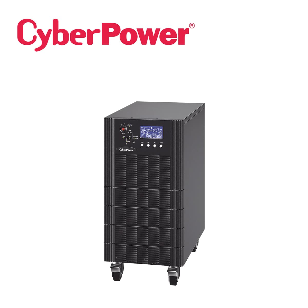 UPS TRIFASICO CYBERPOWER 30 KVA / 27 KW / RESPALDO 5 MINUTOS / ONLINE DOBLE CONVERSION / VOLTAJE 208-220 VCA / INCLUYE BANCO DE BATERIAS. - Miniatura 2