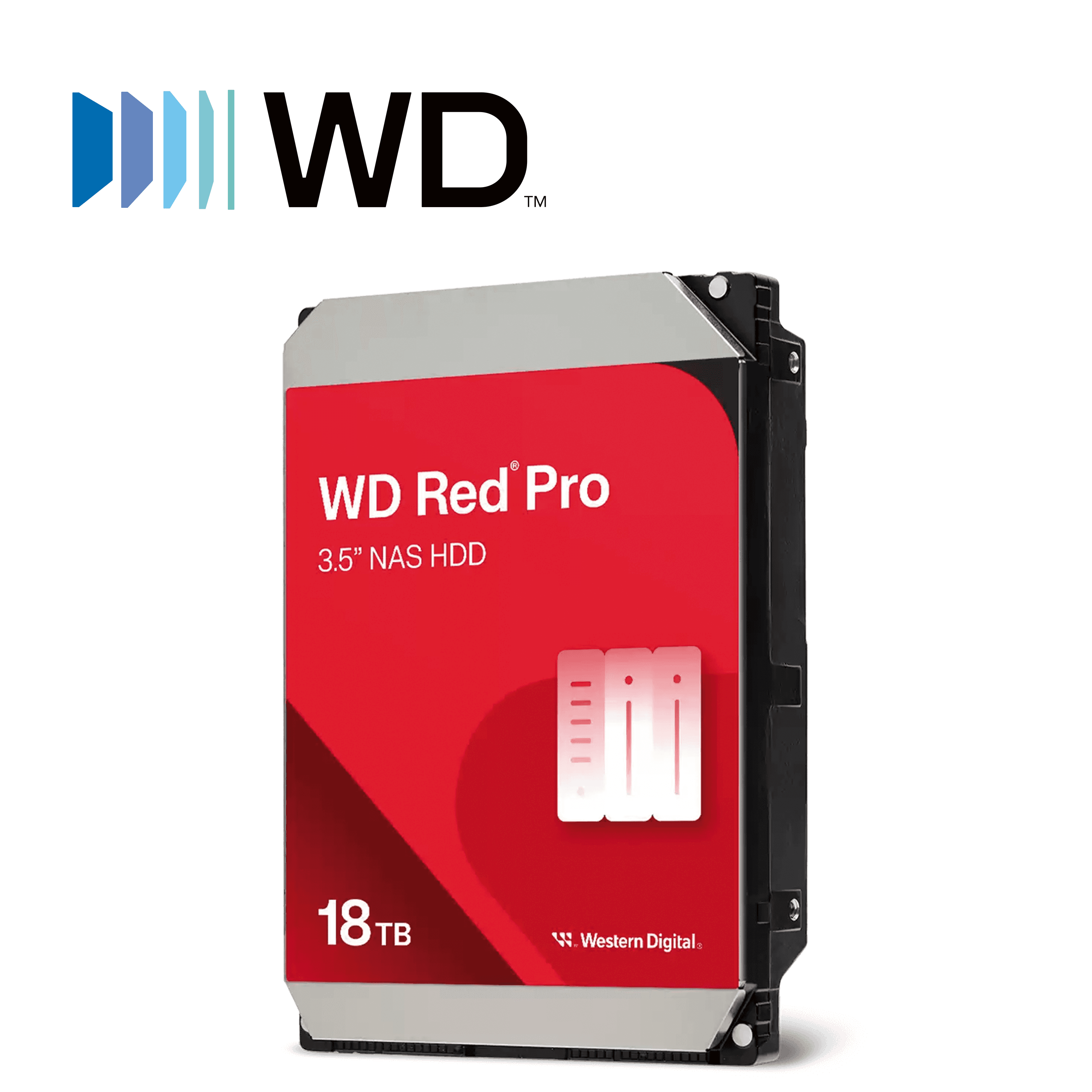 DD DISCO DURO WD181KFGX WD RED PRO 3.5 SATA 18TB CACHE 256MB 7200RMP ESPECIAL PARA ALMACENAMIENTO Y NAS HASTA 24 BAHIAS - Miniatura 3