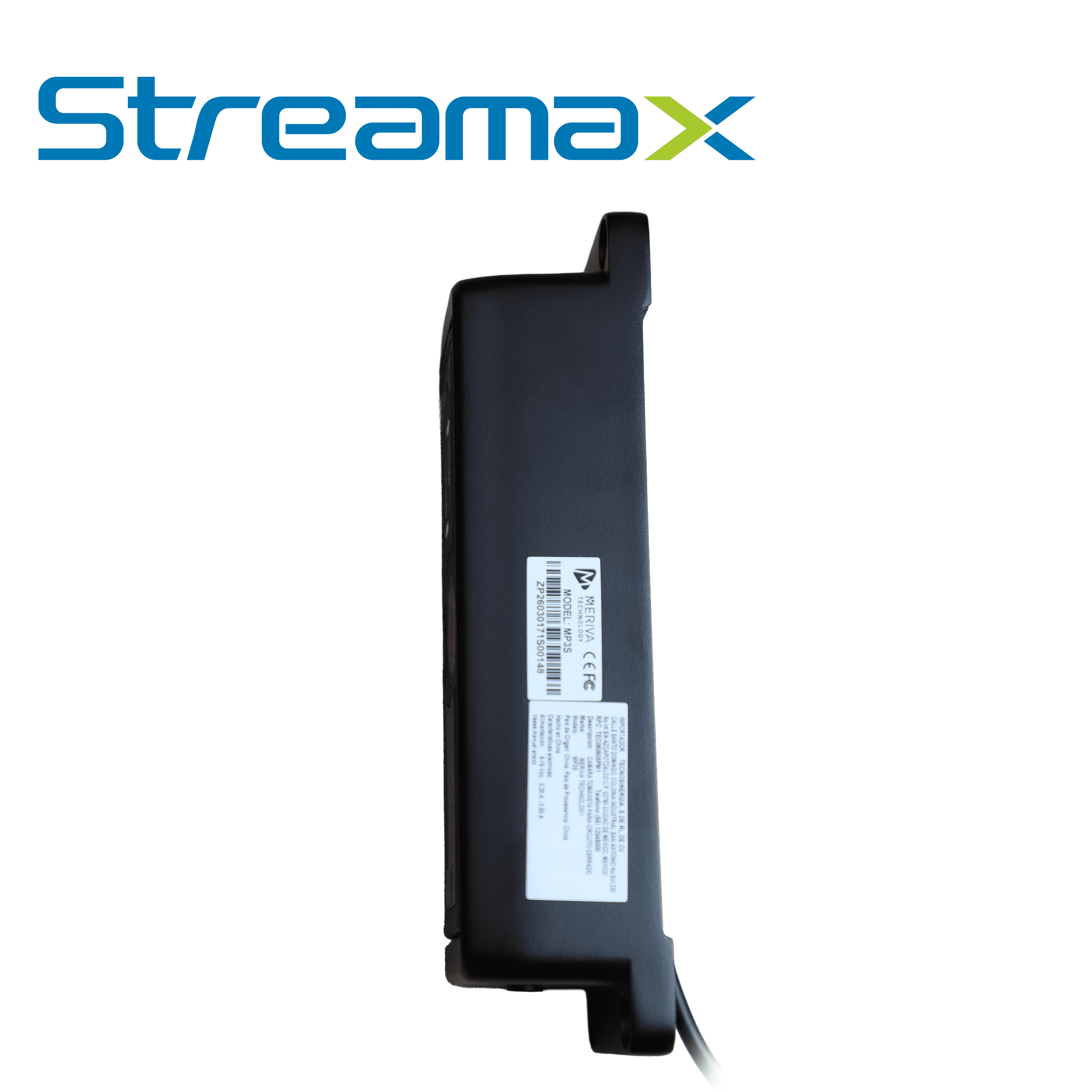 CAMARA SLAVE CONTADORA DE PERSONAS AHD STREAMAX MP3S-TM / 2MP / 2.6MM / 3M IR / IP54 / CONECTOR DIN 4 PINES / 12 VCD / INTERIOR / MONTAJE EN TECHO - Miniatura 4